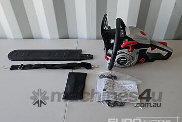 Unused 2025 Shayn TM5800-2 54cc Petrol Chainsaw, Tool Kit, Carry Bag