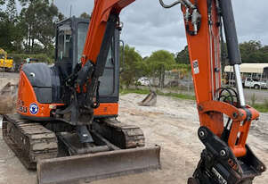 2021 Hitachi ZX55U Excavator, tilt hitch, E.M.U.S MS1146