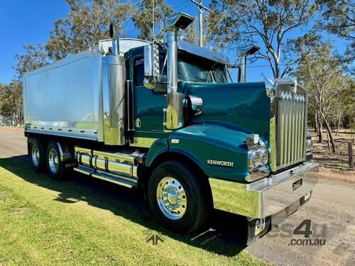 2007 Kenworth T404ST tipper, Cat C15, 18sp, dual X locks, aluminium body