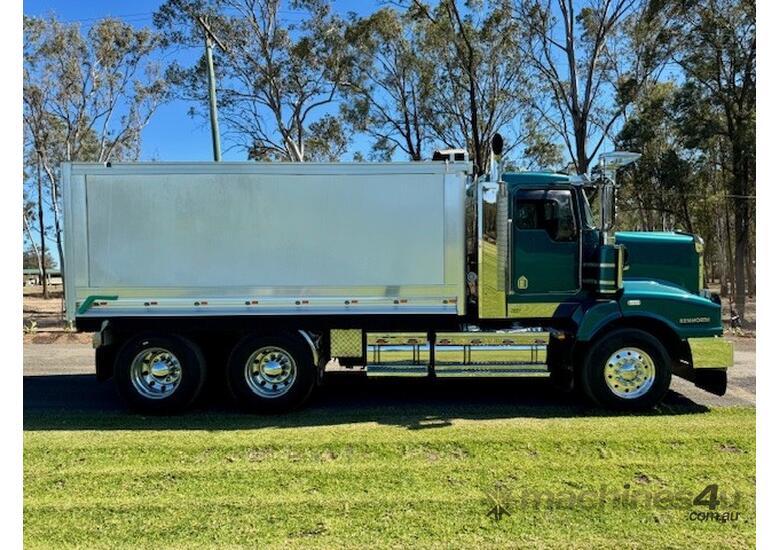 2007 Kenworth T404ST tipper, Cat C15, 18sp, dual X locks, aluminium body