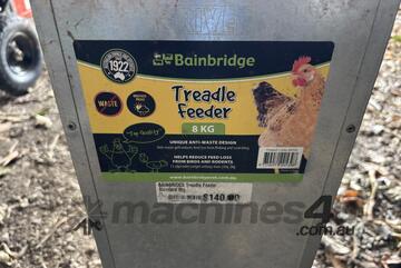 Galvanised Chicken Feeder