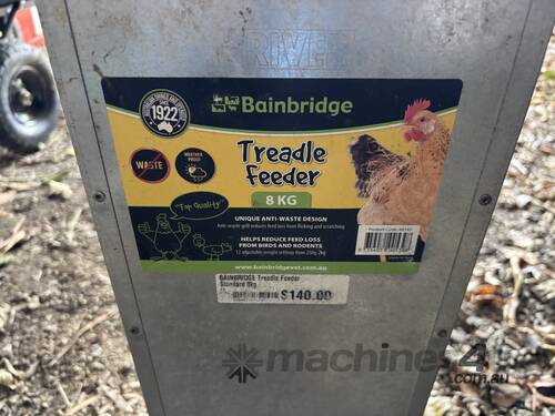 Galvanised Chicken Feeder