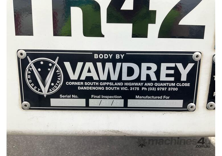 2022 Vawdrey VB S3 Tri Axle Double Drop Curtainside B Trailer