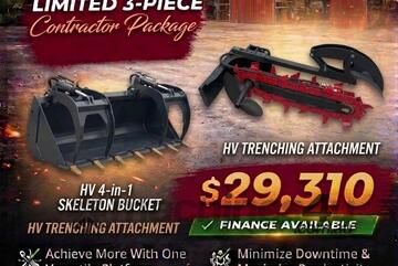 Brand   Ozziquip AL20 Mini Loader 4-in-1 with Tencher 3-Piece Package