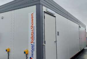 NEW 12X3M MF TOILET BLOCK WITH CLEANERS/STORE SEWER CONNECT REGION D2 (6924)