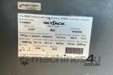 Skyjack 2018   SJ66T Boom Lift