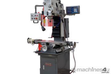 Industrial Built Geared Head Mill Drill With 3 Axis Digital Readout, Power Quill Feed,