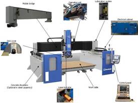 CMS BREMBANA MODEL SPRINT CNC 5 AXIS BRIDGE SAW - picture1' - Click to enlarge