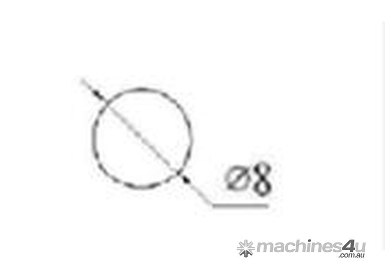 Click to view full size photos PRESS BRAKE TOOLING RADIUS BARS SMALL: 4mm Radius