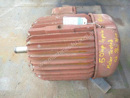 POPE 50HP 3 PHASE ELECTRIC MOTOR/ 1475RPM