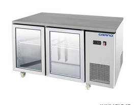 F.E.D. GTR2100BG GRAND True Quality Two Glass Door Gastronorm Work Bench Fridge - picture0' - Click to enlarge