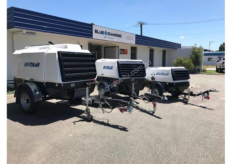 Click to view full size photos Portable Screw Compressor 25HP 64CFM