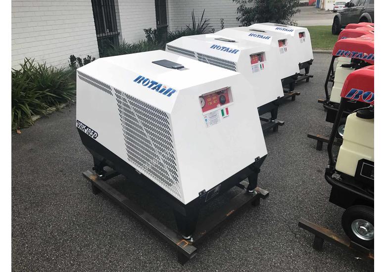 Click to view full size photos Portable Screw Compressor 25HP 64CFM