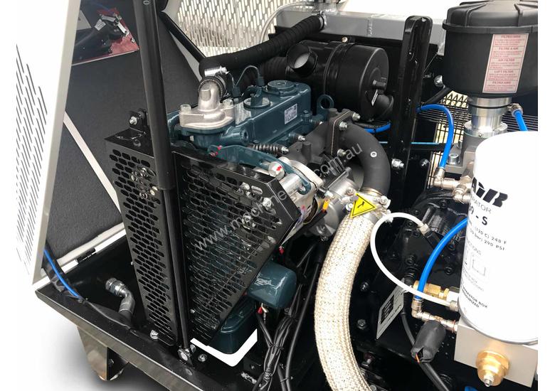 Click to view full size photos Portable Screw Compressor 25HP 64CFM