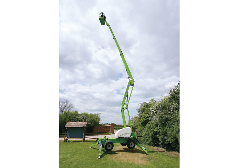 caption Nifty SD210 4x4x4 21.3m Self Drive - ultimate combination of trailer mounted and self propelled
