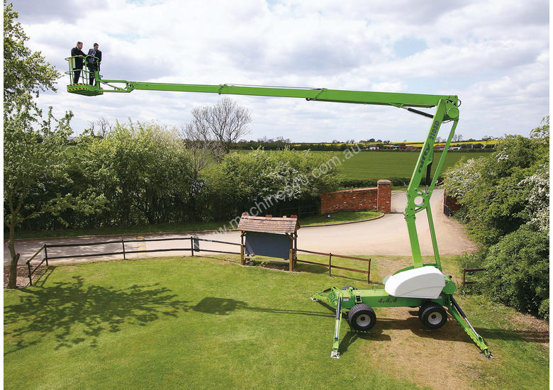 caption Nifty SD210 4x4x4 21.3m Self Drive - ultimate combination of trailer mounted and self propelled