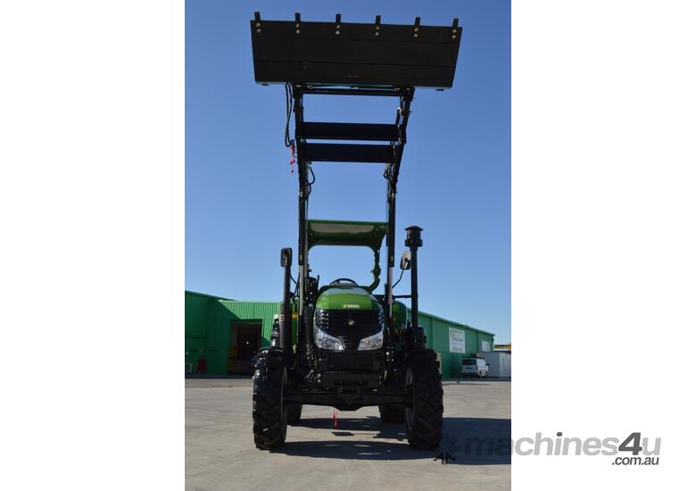 caption 2021 80hp Tractor CDF ROPS + 6FT SLASHER