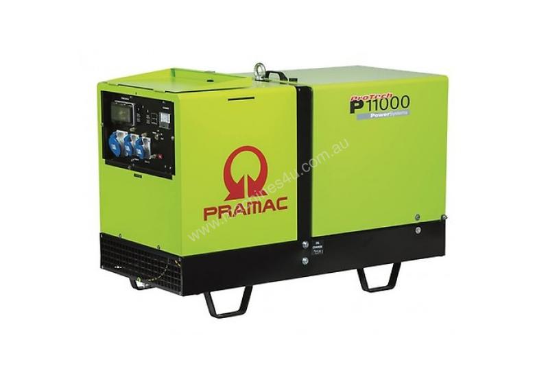 caption Pramac 10.8kVA Silenced Auto Start Diesel Generator