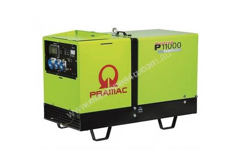 caption Pramac 10.8kVA Silenced Auto Start Diesel Generator