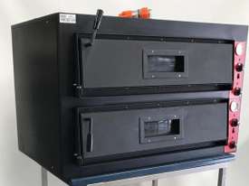 EX-DEMO F.E.D Germany s Black Panther Double Deck Pizza Deck Oven - picture0' - Click to enlarge