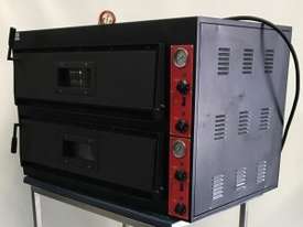 EX-DEMO F.E.D Germany s Black Panther Double Deck Pizza Deck Oven - picture1' - Click to enlarge