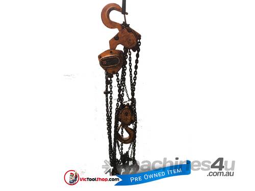 Chain Hoist Block and Tackle 10 ton x 3 mtr Drop PWB Anchor Lifting Crane PWB Anchor