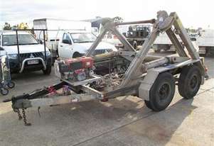 6 ton carry , self loading cable drum trailer