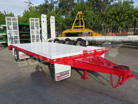 11 Ton Tag Trailer Custom Red & White ATTTAG - picture0' - Click to enlarge
