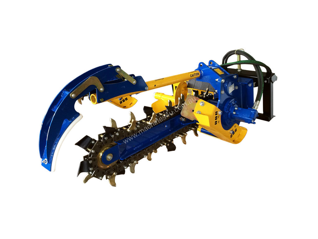 New 2018 himac Skid Steer Chain Trencher Skid Steer Trencher in