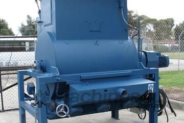 Large Industrial Paddle Mixer Powder Grain Concrete - 1000L