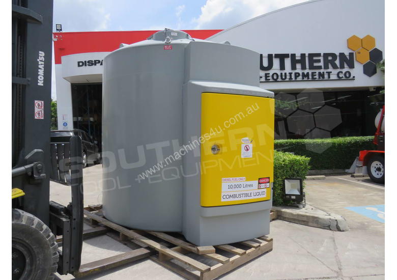 caption Bunded Diesel Fuel Tanks 10,000L with MC Box Fully Certified for Australia TFBUND