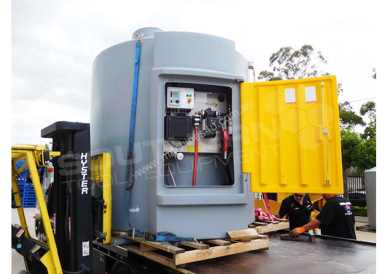 caption Bunded Diesel Fuel Tanks 10,000L with MC Box Fully Certified for Australia TFBUND