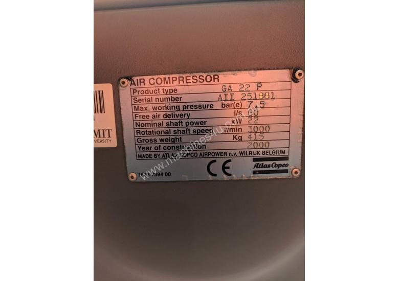 caption Atlas Copco Compressor