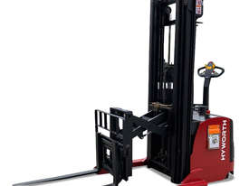 HYWORTH 1.5T Walkie Reach Stacker Forklift FOR SALE - picture0' - Click to enlarge