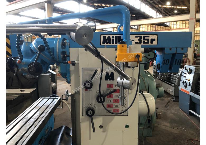 caption MILKO 35R MILLING MACHINE