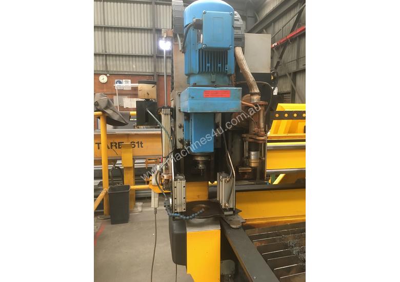 caption USED CNC PLASMA WITH DRILL HEAD