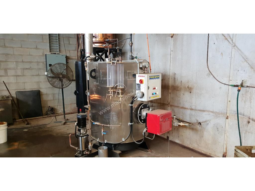 Used 2017 presha Gas Fired Steam Boiler Vertical Tubeless ...