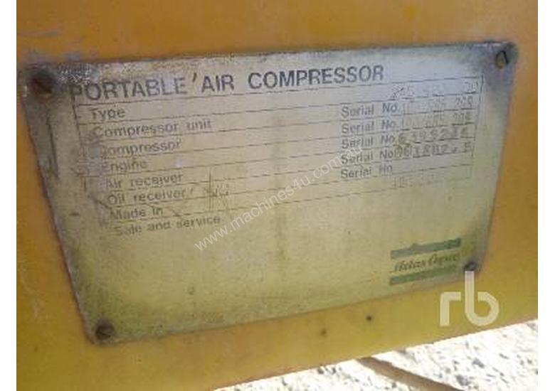 caption ATLAS COPCO XAS120DD Air Compressor