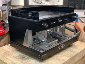 WEGA PEGASO 2 GROUP BRAND NEW BLACK ESPRESSO COFFEE MACHINE - picture0' - Click to enlarge