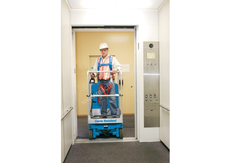 caption Genie 20ft Manlift Vertical Lift - Seamless Access to Elevated Spaces! For Hire!
