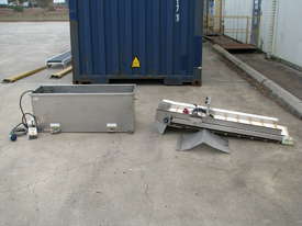 Stainless Steel Motorised Incline Wash Bath Conveyor - Presma - picture0' - Click to enlarge