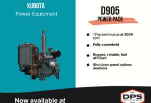 D905 17.0HP KUBOTA ENGINE POWER PACK