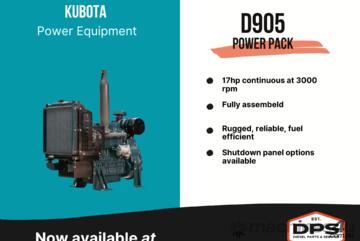 D905 17.0HP KUBOTA ENGINE POWER PACK