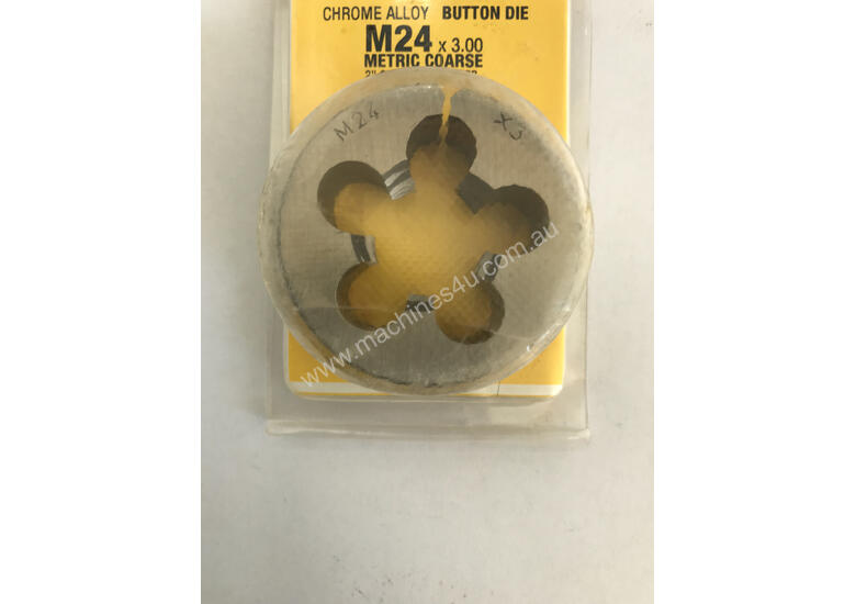 New bordo Bordo M24 Button Die and Hand Tap with Cutting Fluid 1 Litre