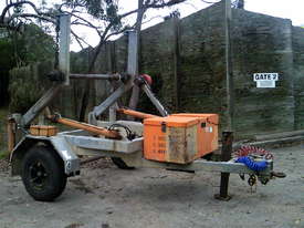 3ton self loading cable drum trailer , drum drive - picture0' - Click to enlarge