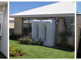 NEW WEST COAST POLY 1500LITRE SLIMLINE RAIN WATER HARVESTING TANK/ WA ONLY - picture1' - Click to enlarge