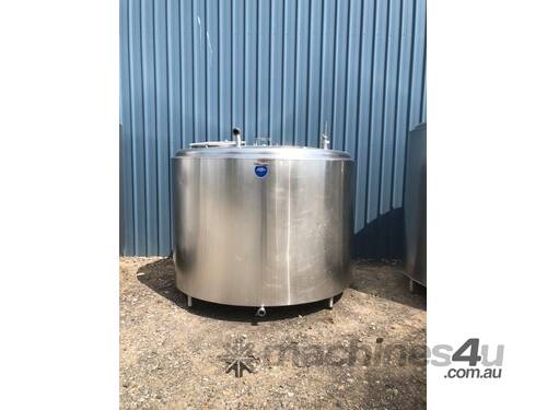 caption Stainless Steel Tank 3,200ltr -Jacketed and Insulated