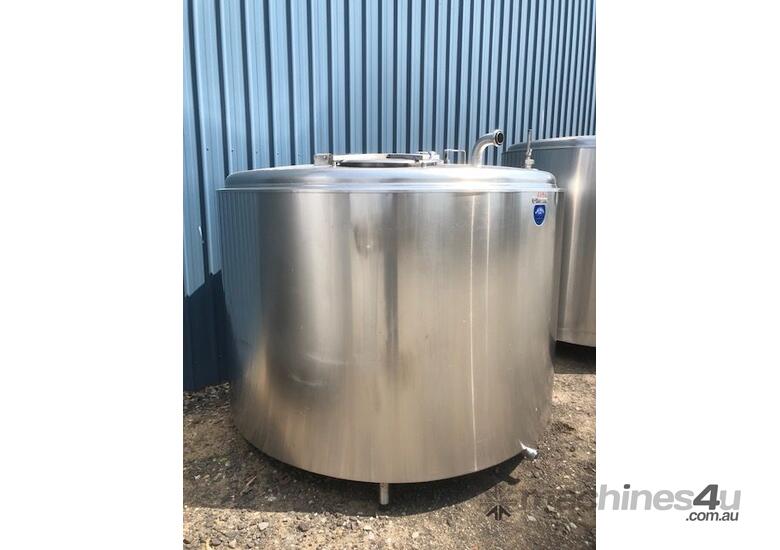 caption Stainless Steel Tank 3,200ltr -Jacketed and Insulated