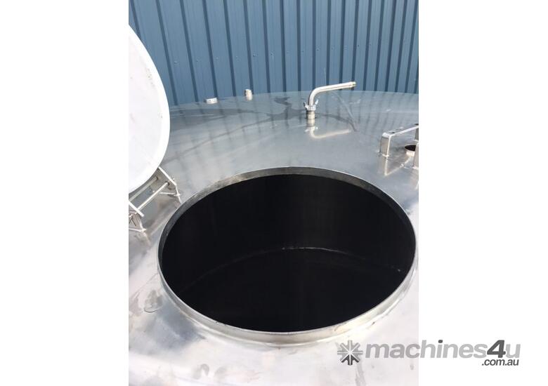 caption Stainless Steel Tank 3,200ltr -Jacketed and Insulated