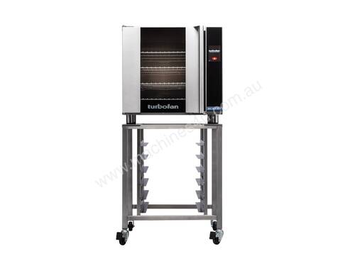 Turbofan E32T4 - Full Size Electric Convection Oven Touch Screen Control on a Stainless Steel Stand